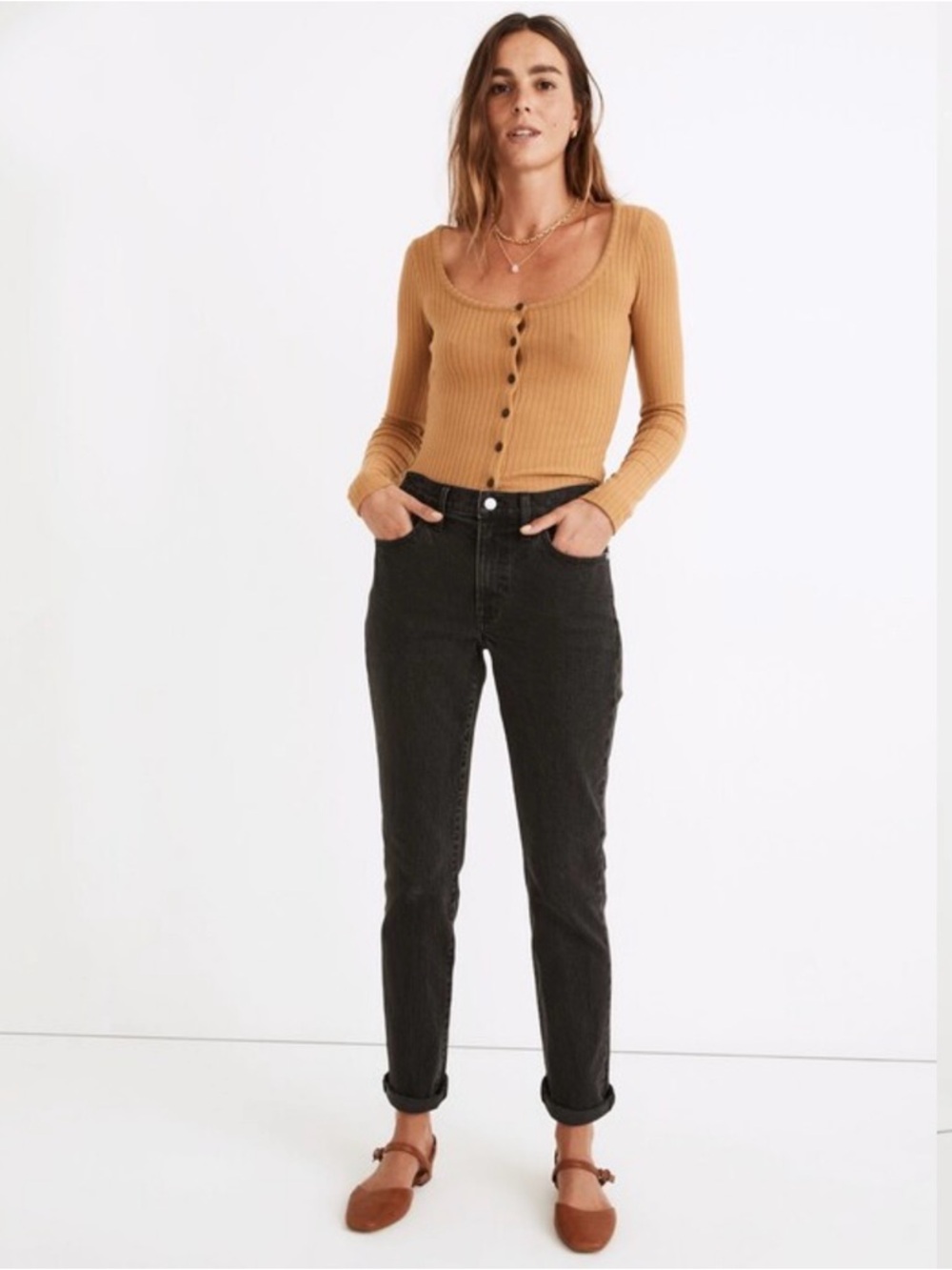 NWT Madewell Petite Slim Boyjean Lunar Wash Comfort Stretch